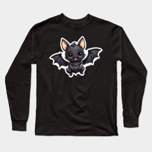 Bat Cute Illustration Long Sleeve T-Shirt